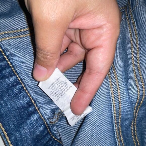 Children’s Place Medium Wash Denim Jean Jacket - Size Medium 7/8 - Picture 6 of 6